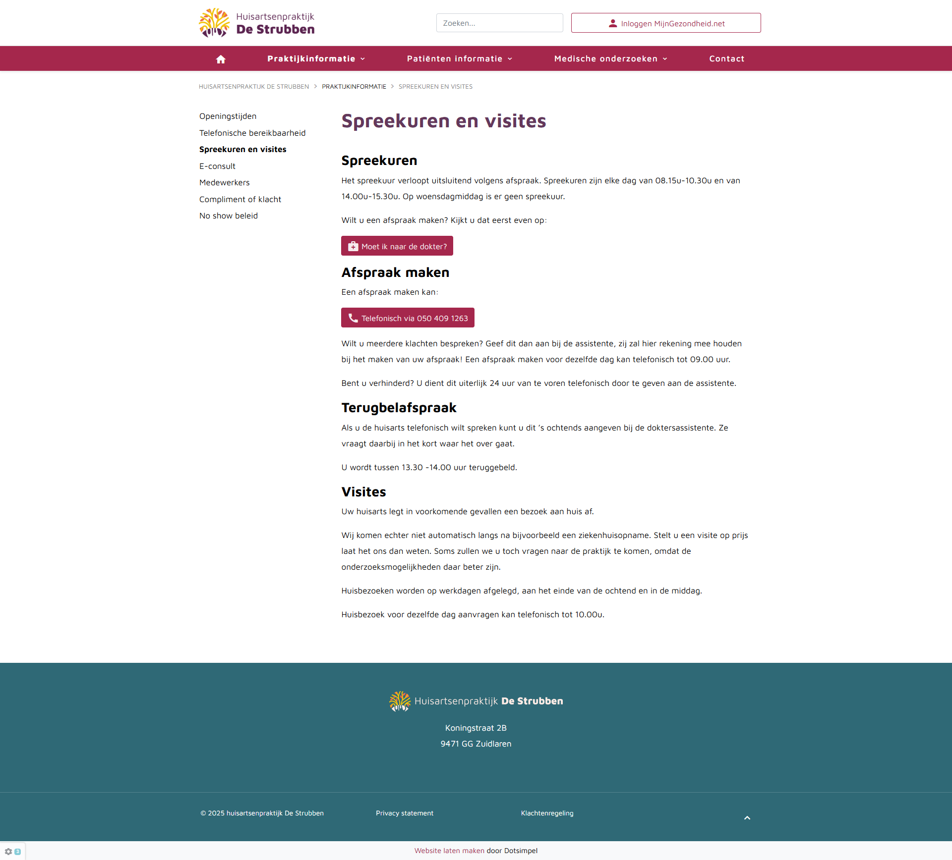 Huisartsenpraktijk De Strubben